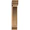 Ekena Millwork Thorton Traditional Smooth Bracket w/ Offset Brace, Western Red Cedar, 7 1/2"W x 34"D x 38"H BKT0806X34X38THR01SWR - alternate 2